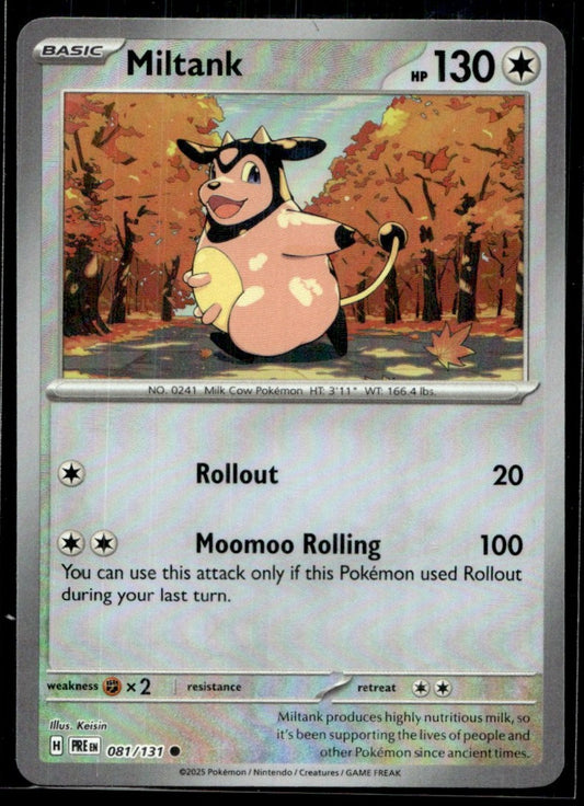 Miltank (Master Ball Pattern) 081/131 - Prismatic Evolutions - Scarlet & Violet