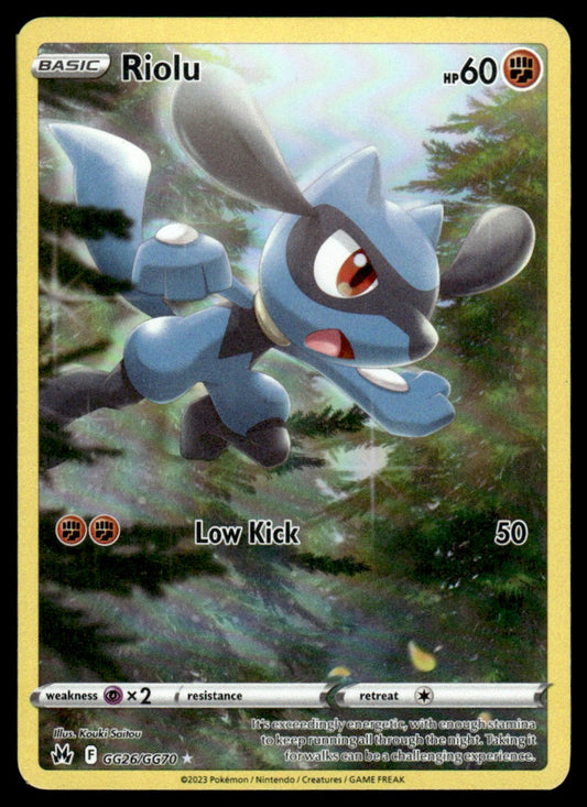 Riolu GG26/GG70 - Crown Zenith - Galarian Gallery - Sword & Shield