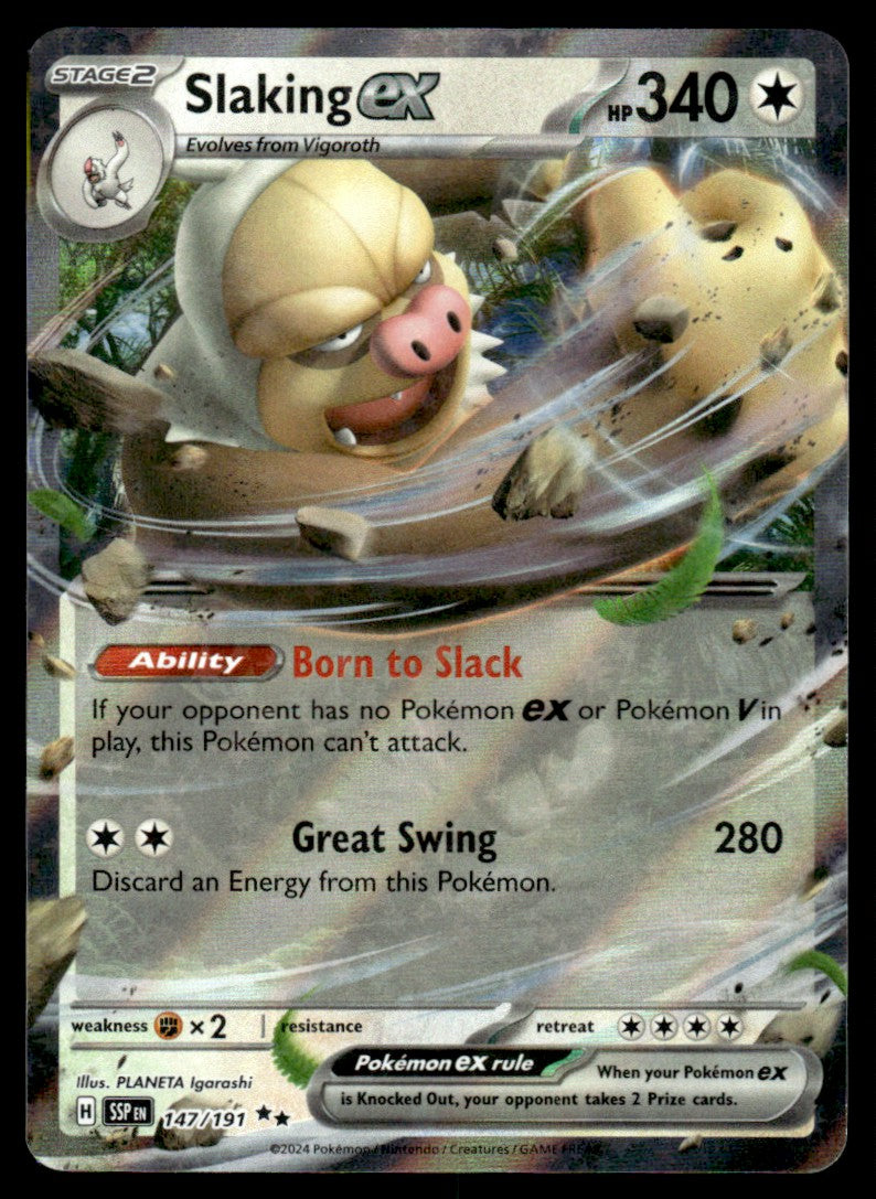 Slaking ex 147/191 - Surging Sparks - Scarlet & Violet