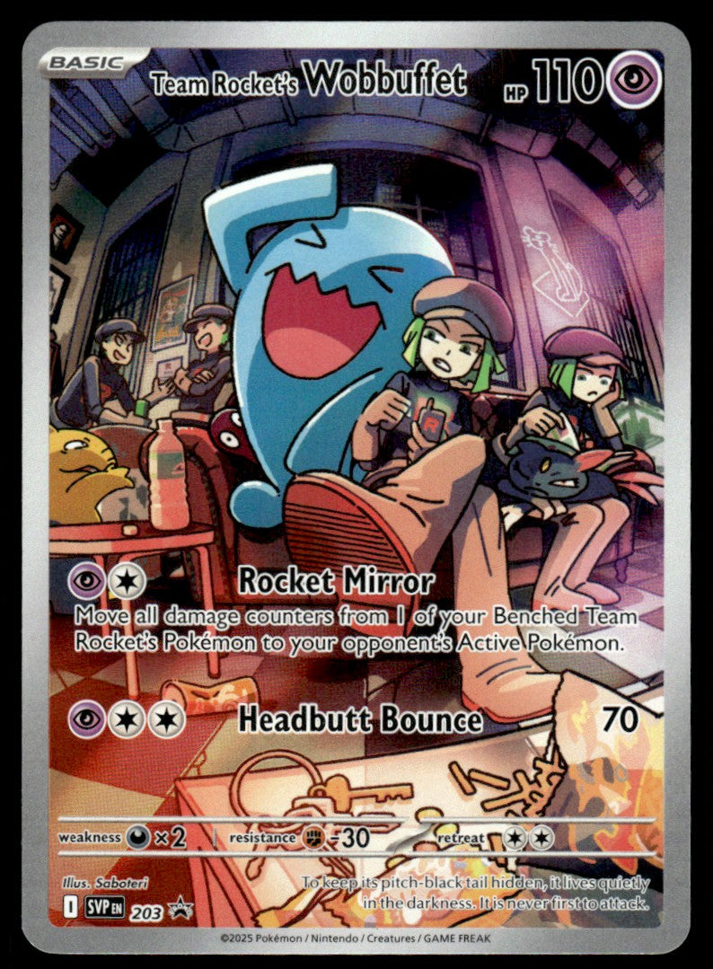 Team Rocket's Wobbuffet 203/PRSV - Scarlet & Violet Promos - Scarlet & Violet