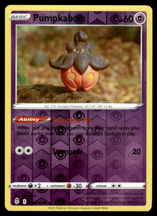 Pumpkaboo 076/203 Reverse - Evolving Skies - Sword & Shield