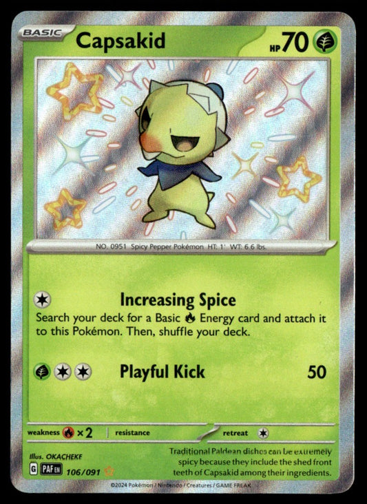 Capsakid 106/091 - Paldean Fates - Scarlet & Violet