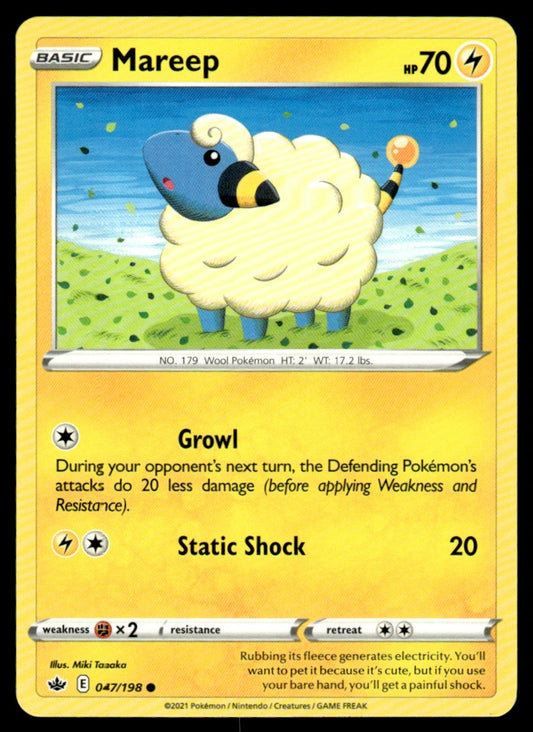Mareep 047/198 Comun - Chilling Reign - Sword & Shield
