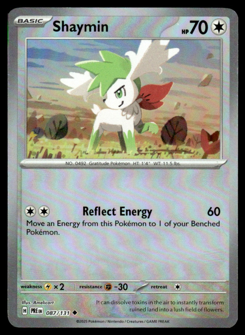 Shaymin (Master Ball Patern) 087/131 - Prismatic Evolutions - Scarlet & Violet