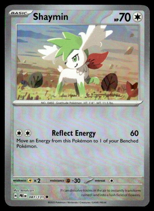 Shaymin (Master Ball Patern) 087/131 - Prismatic Evolutions - Scarlet & Violet