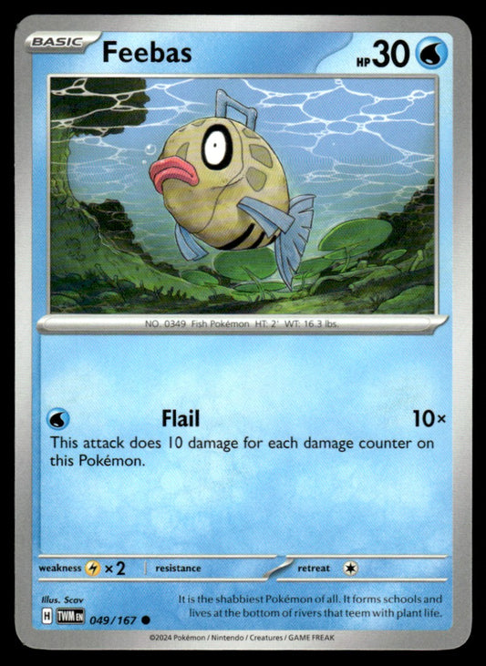 Feebas 049/167 Comun - Twilight Masquerade - Scarlet & Violet