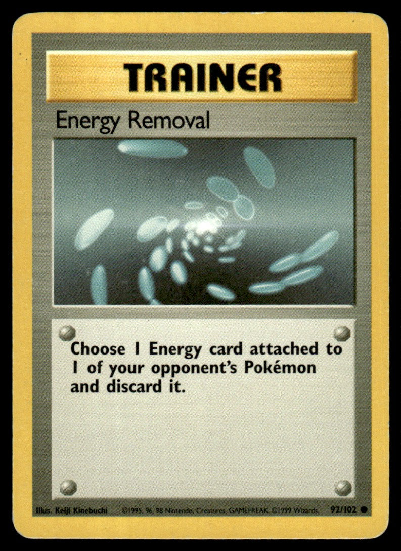 LP Energy Removal 92 No Holo - Base Set