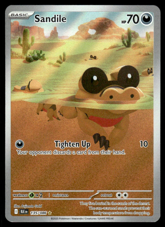 Sandile 135/086 - Black Bolt - Scarlet & Violet