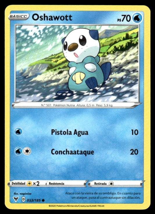Oshawott 033/185 Comun - Vivid Voltage - Sword & Shield