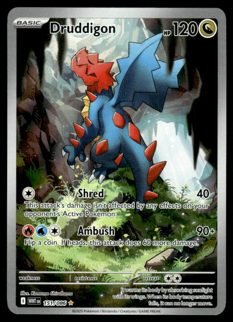 Druddigon 151/086 - White Flare - Scarlet & Violet