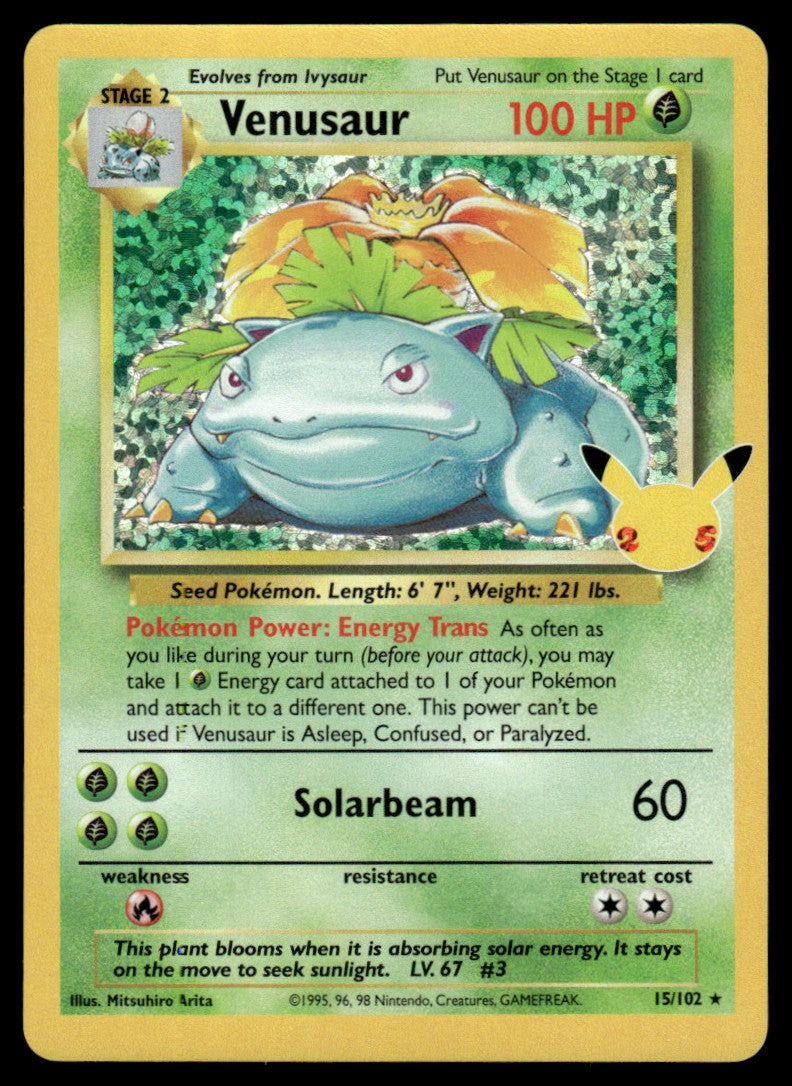 Venusaur 015/025 - Celebrations Classic Collection - Sword & Shield
