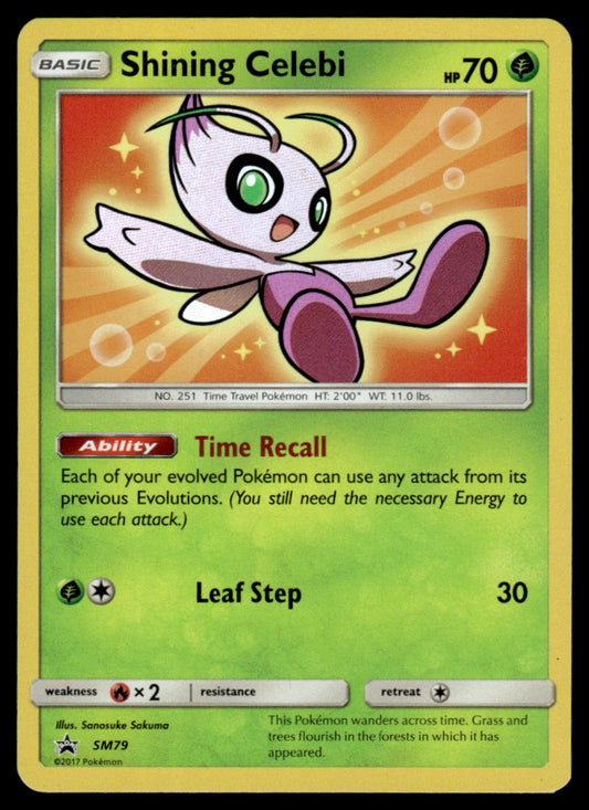 NM Shining Celebi SM79 - Sun & Moon Promos