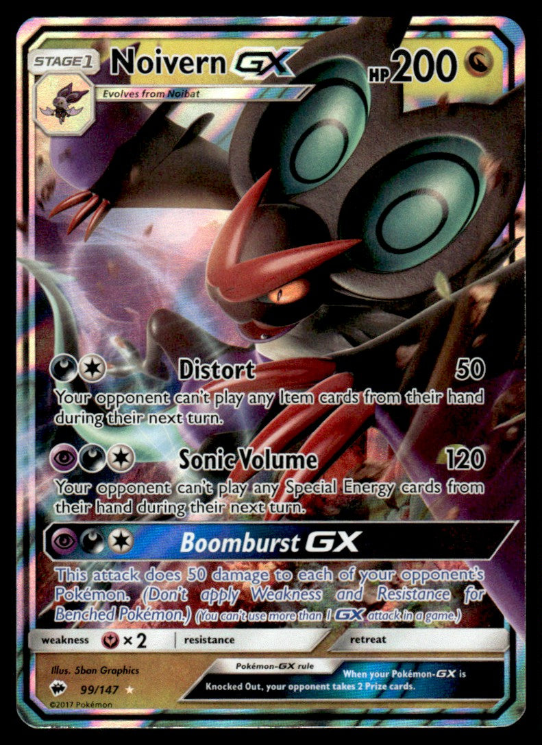 NM Noivern-GX 99 - Burning Shadows