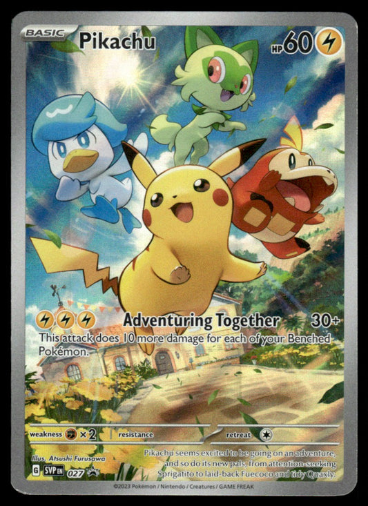 Pikachu 027/PRSV - Scarlet & Violet Promos - Scarlet & Violet