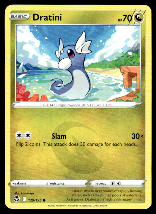 Dratini 129/195 Comun - Silver Tempest - Sword & Shield