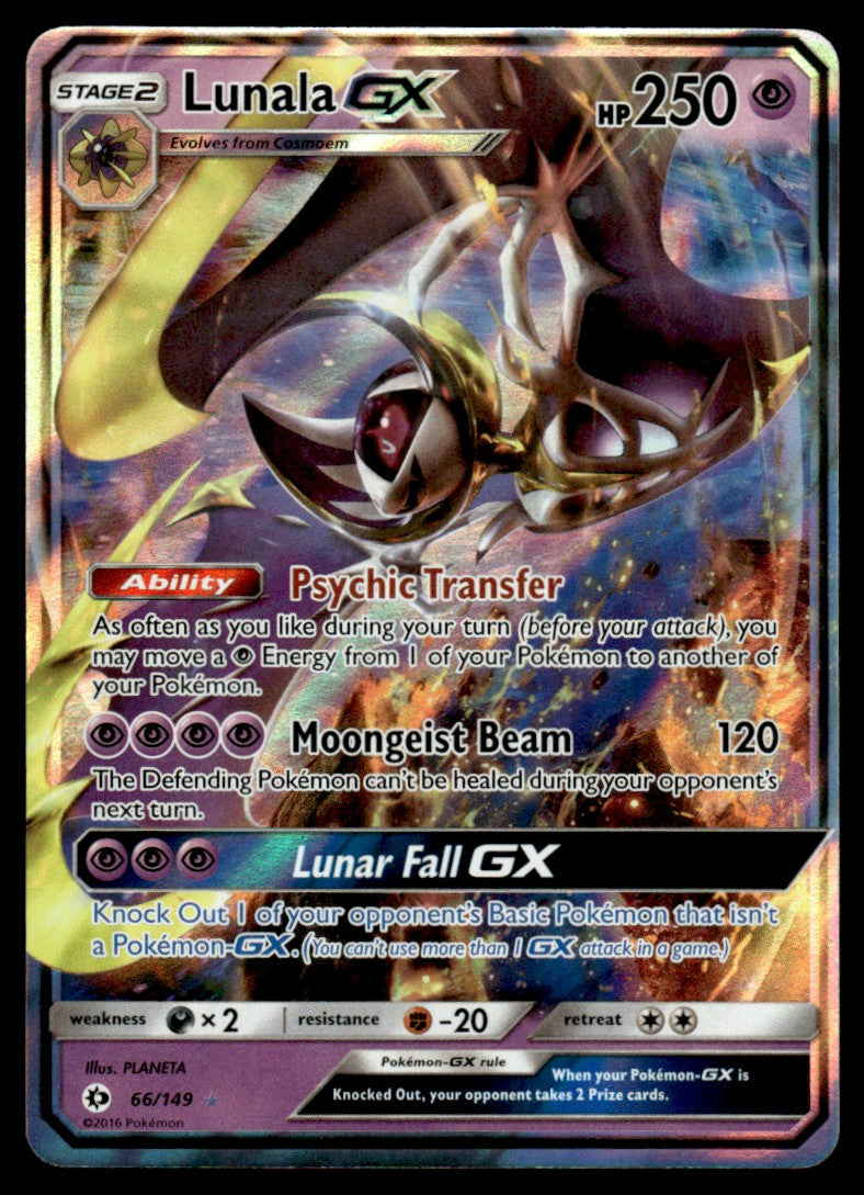 NM Lunala-GX 66 - Sun & Moon Base Set