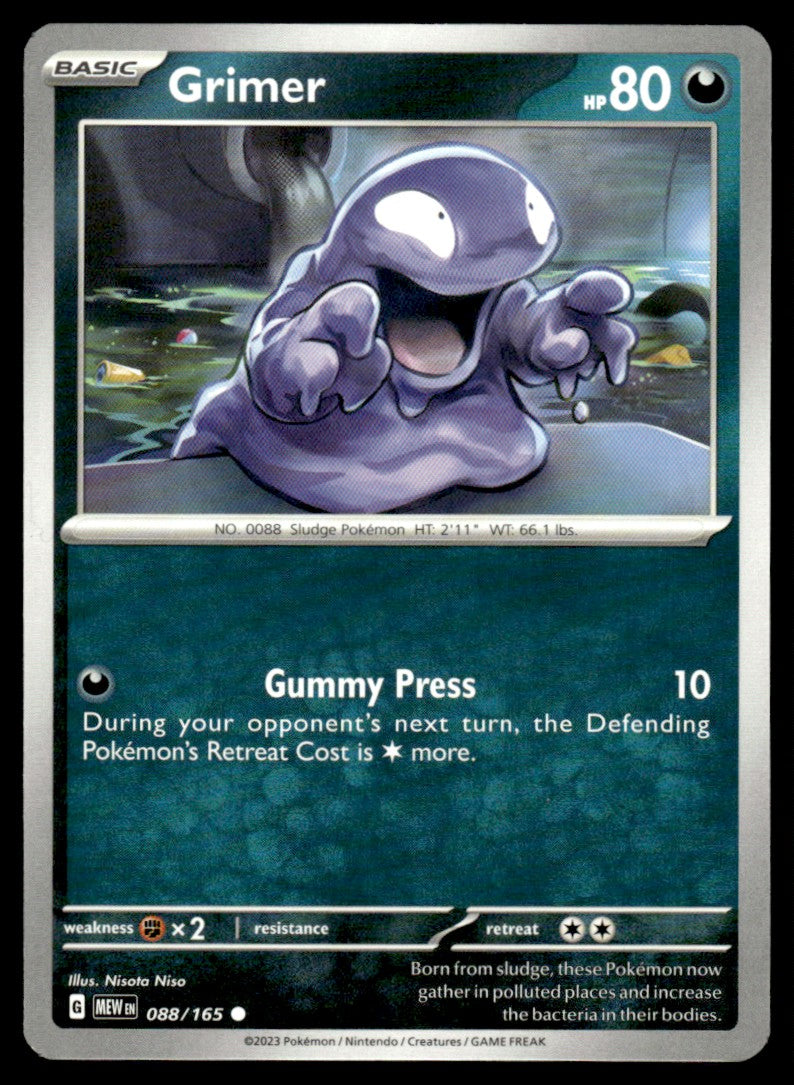 Grimer 088/165 Comun - Scarlet & Violet - 151 - Scarlet & Violet