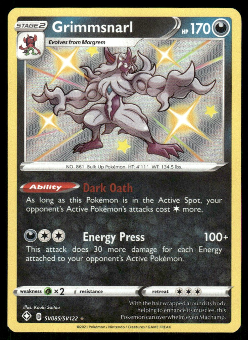 Grimmsnarl SV085/SV122 - Shining Fates - Sword & Shield