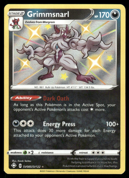 Grimmsnarl SV085/SV122 - Shining Fates - Sword & Shield