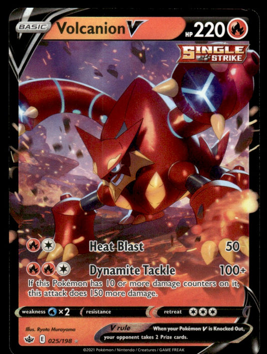 Volcanion V 025/198 - Chilling Reign - Sword & Shield