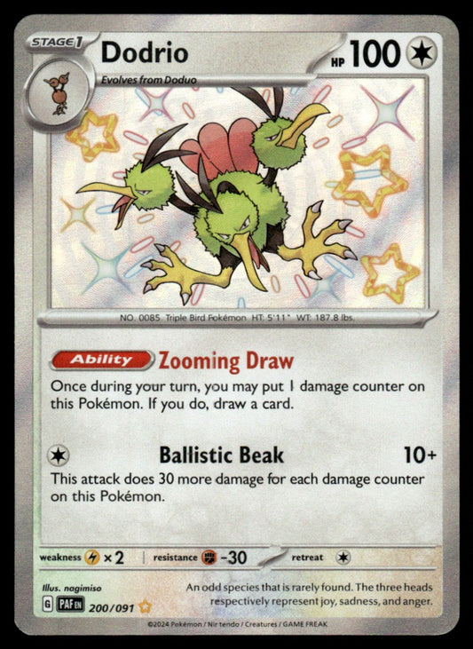 Dodrio 200/091 - Paldean Fates - Scarlet & Violet