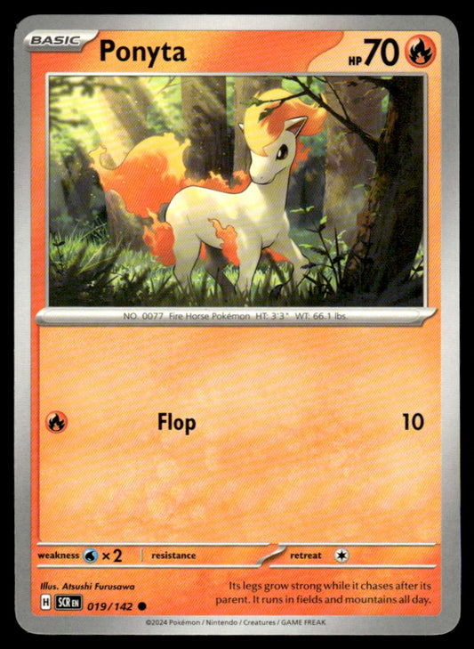 Ponyta 019/142 Comun - Stellar Crown - Scarlet & Violet