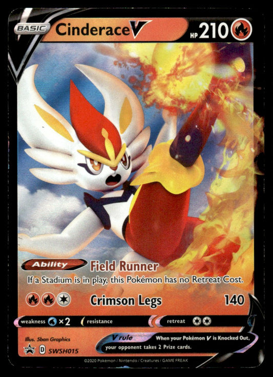 Cinderace V SWSH015/PRSS - Sword & Shield Promos - Sword & Shield