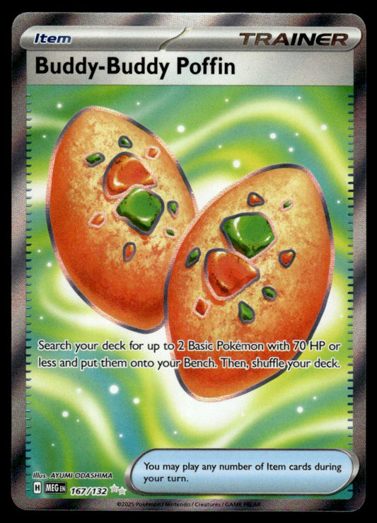 Buddy-Buddy Poffin 167/132 - Mega Evolution Base Set - Mega Evolution