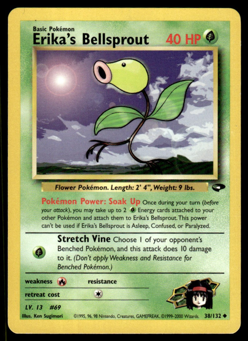 LP Erika’s Bellsprout 38 No Holo - Gym Challenge