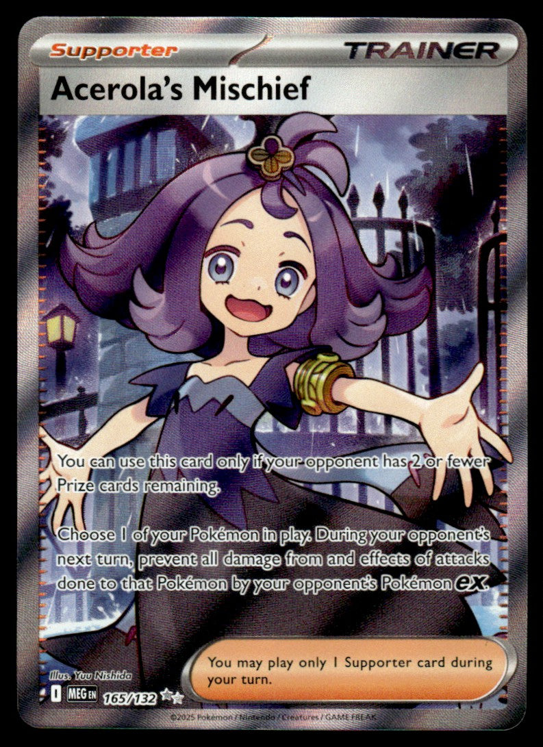 Acerola's Mischief 165/132 - Mega Evolution Base Set - Mega Evolution