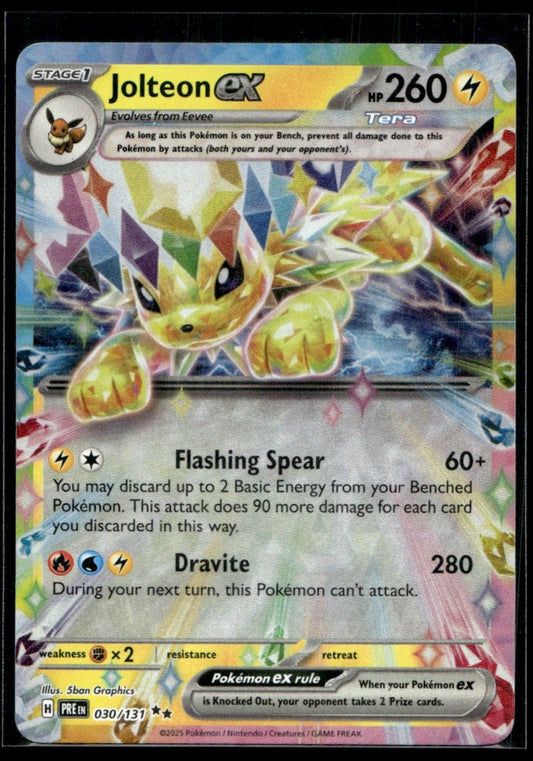 Jolteon ex 030/131 - Prismatic Evolutions - Scarlet & Violet