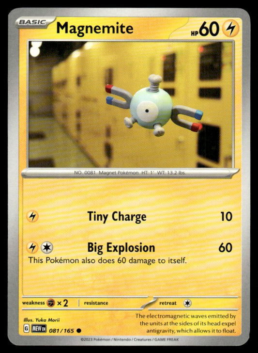 Magnemite 081/165 Comun - Scarlet & Violet - 151 - Scarlet & Violet