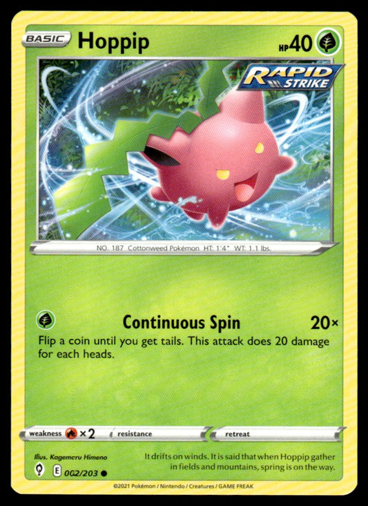 Hoppip 002/203 Comun - Evolving Skies - Sword & Shield