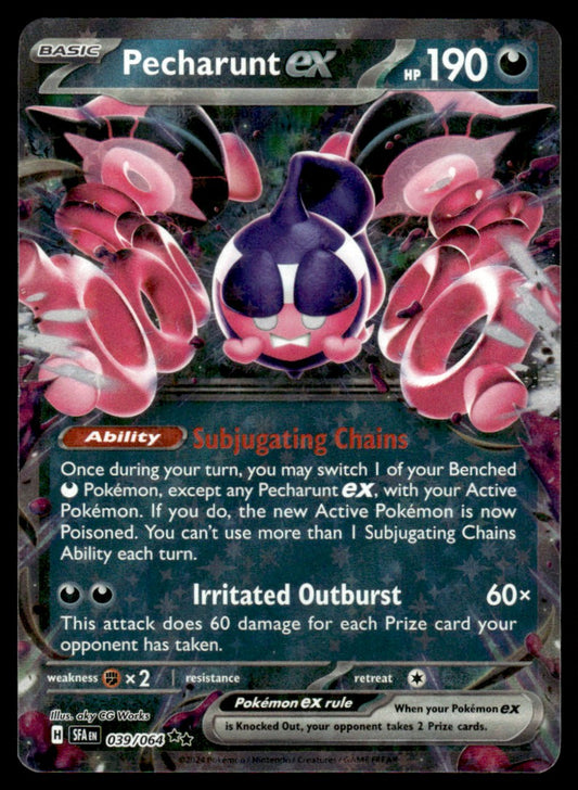 Pecharunt ex 039/064 - Shrouded Fable - Scarlet & Violet