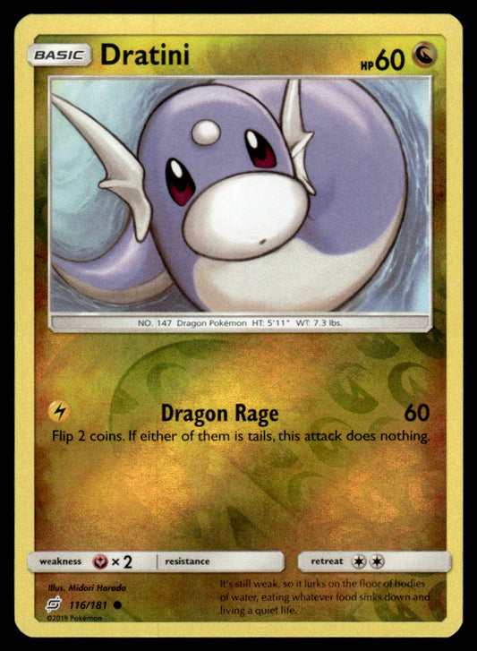 NM - Dratini 116 - Reverse - Team Up