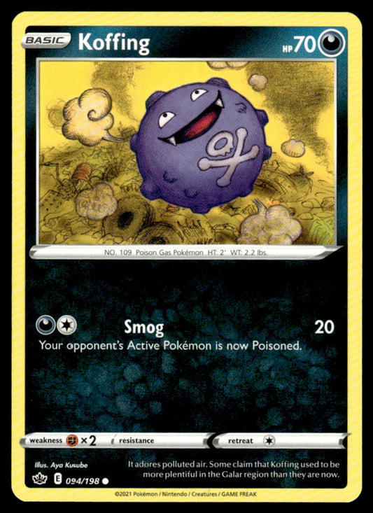 Koffing 094/198 Comun - Chilling Reign - Sword & Shield