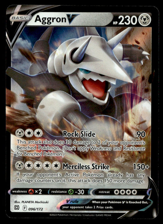 Aggron V 096/172 - Brilliant Stars - Sword & Shield