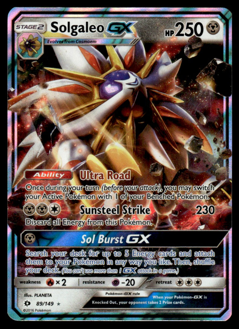 NM Solgaleo-GX 89 - Sun & Moon Base Set
