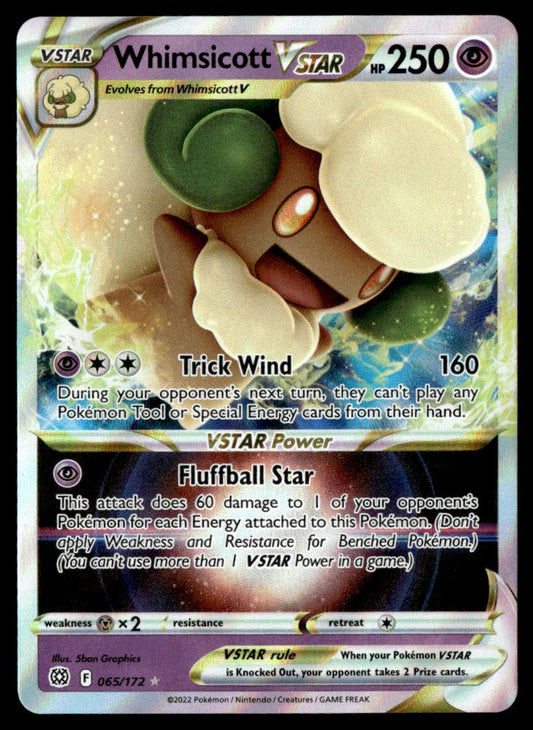 Whimsicott VSTAR 065/172 - Brilliant Stars - Sword & Shield