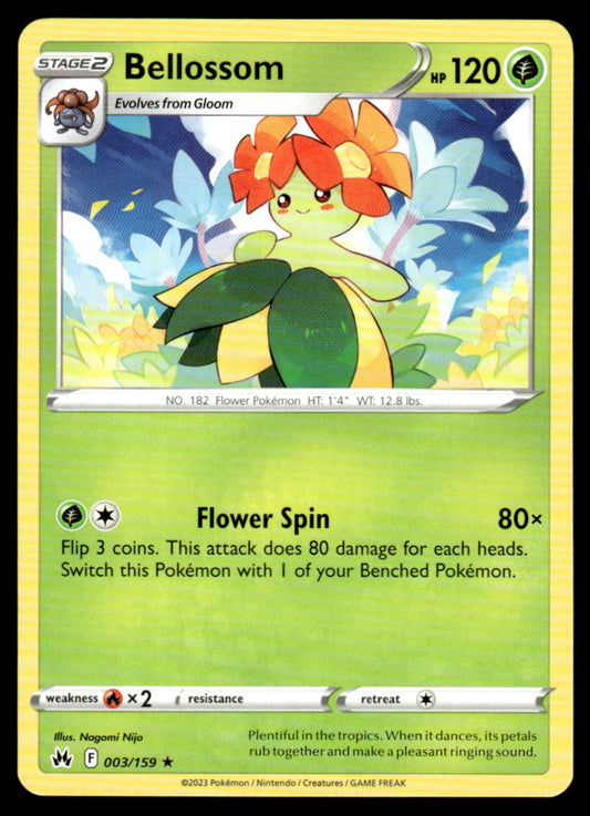 Bellossom 003/159 Rare - Crown Zenith - Sword & Shield