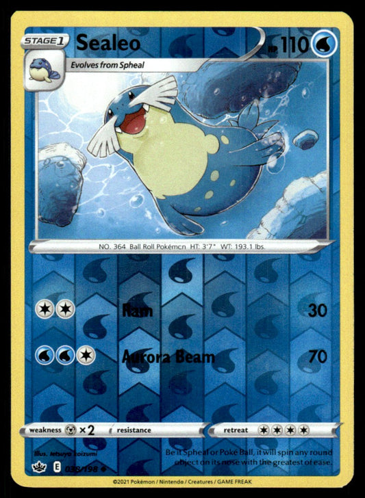Sealeo 038/198 Reverse - Chilling Reign - Sword & Shield