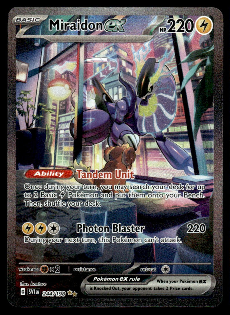 Miraidon ex 244/198 - Scarlet & Violet Base Set - Scarlet & Violet