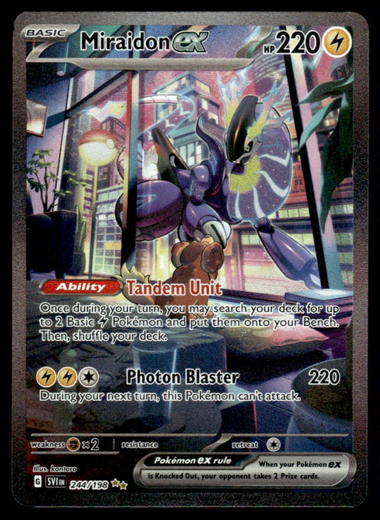 Miraidon ex 244/198 - Scarlet & Violet Base Set - Scarlet & Violet