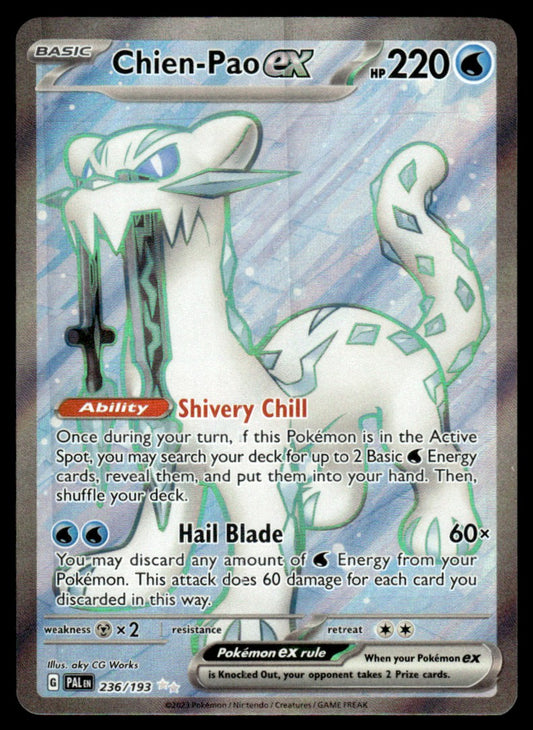 Chien-Pao ex 236/193 - Paldea Evolved - Scarlet & Violet