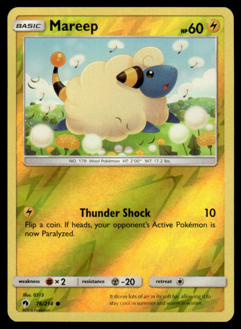 NM - Mareep 76 - Reverse - Lost Thunder