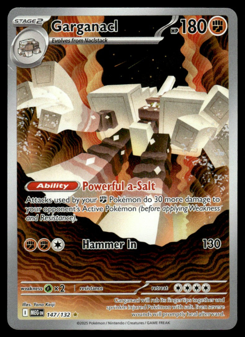 Garganacl 147/132 - Mega Evolution Base Set - Mega Evolution