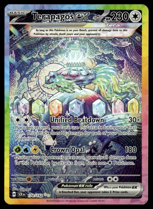 Terapagos ex 170/142 - Stellar Crown - Scarlet & Violet