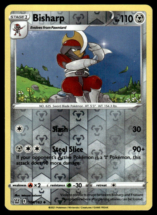 Bisharp 104/163 Reverse - Battle Styles - Sword & Shield