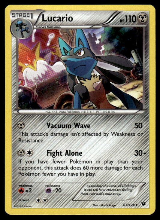 LP - Lucario 63 - Holo - Fates Collide