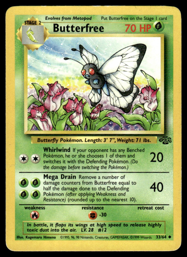 LP Butterfree 33 No Holo - Jungle